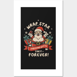 Wrap star improving gifts since forever Posters and Art